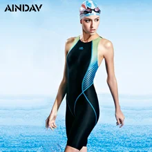 Профессиональный Спортивный Цельный купальник для занятий спортом, спортивный костюм для женщин с шортами три четверти