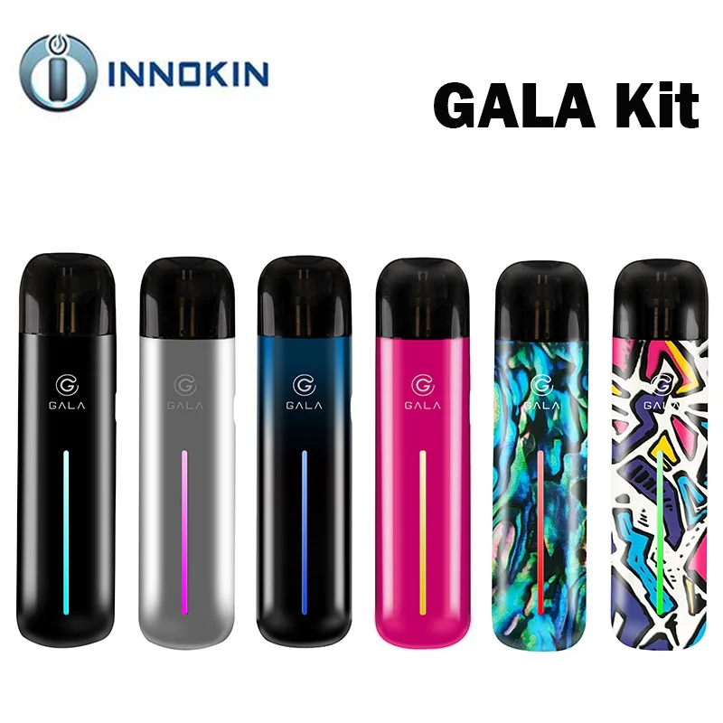 

Innokin GALA Pod System Kit 500mAh battery with 2ml cartridge Electronic Cigarette Vaporizer Mesh Coil Vape Kit