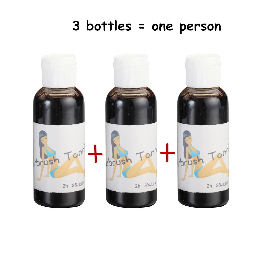 Tagore Tanning Lotion(100ml/bottle) Self Tanner& Bronzer 3 Bottles/set