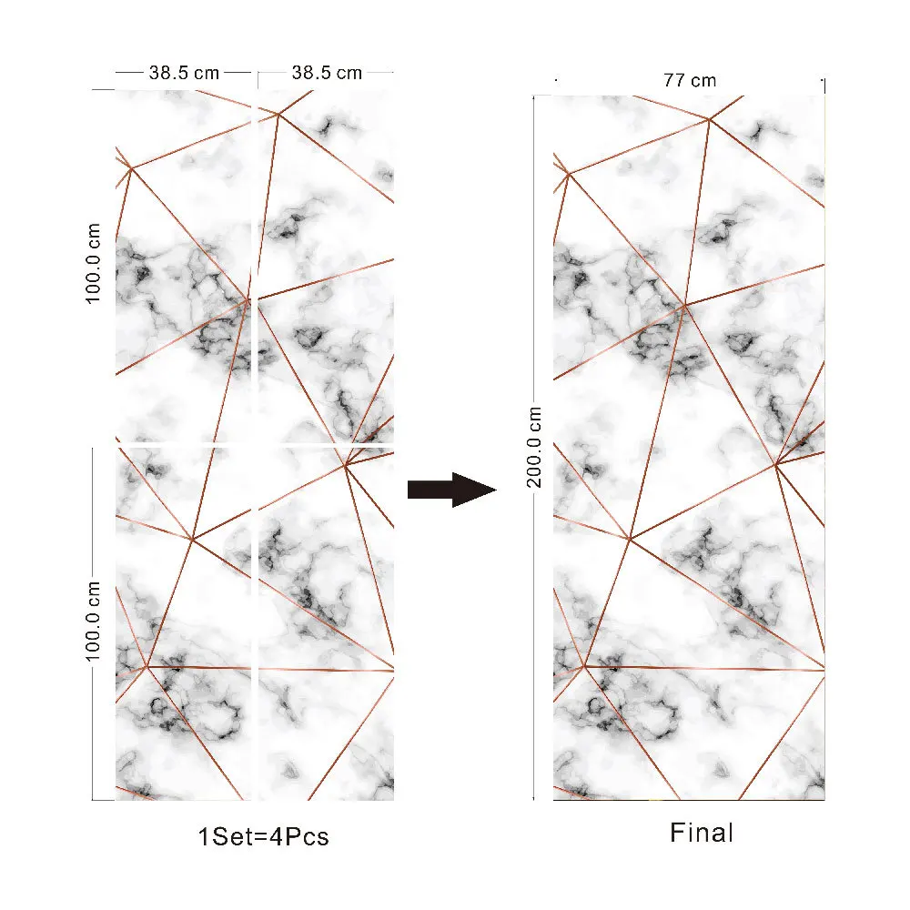 Decorar El Hogar 3d Linea De Marmol De La Pared De La Puerta De La
