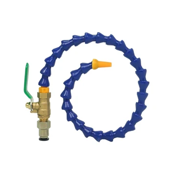 

500mm Flexible Water Oil Coolant Pipe Hose for Lathe Milling CNC with switch