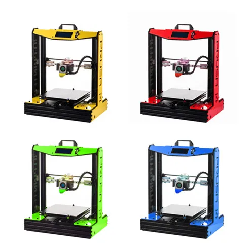 Cheap DuoWeiSi 3D Printer for Sunhokey I4 High Accurancy Desktop Semi DIY kit 3D Printer Machine send 2kg PLA consumables