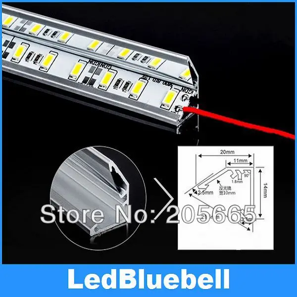 led light bar with smd5730 12v input rigid strip light v aluminum aluminum light reflector sheet
