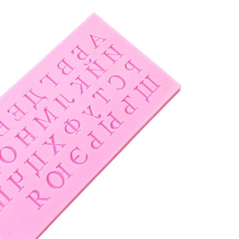Fondant Letters Silicone Moulds Cake Decorative Mold Chocolate Biscuits Mould DIY Kitchen Decorating Tools6