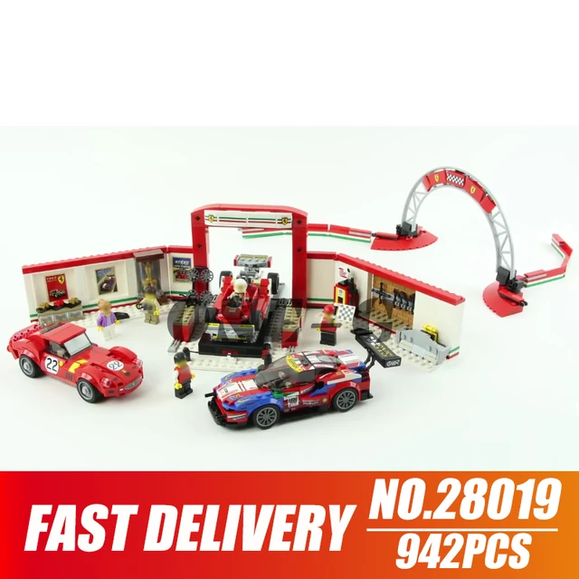 Building blocks Ferrari Ultimate Garage 28019 Compatible with lego technic 75889 Bricks figures Educational for children _ - AliExpress