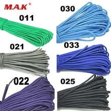 25/50/100/FT Паракорд 550 парашютный шнур веревка Mil Spec Тип III 7 Strand скалолазание кемпинг оборудование для выживания