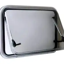 1200x350 мм 47,2x13,8 дюймов верхнее висящее боковое окно Круглый угол Вентиляционный люк с акриловым стеклом RV Caravan дом на колесах MG17RWAG