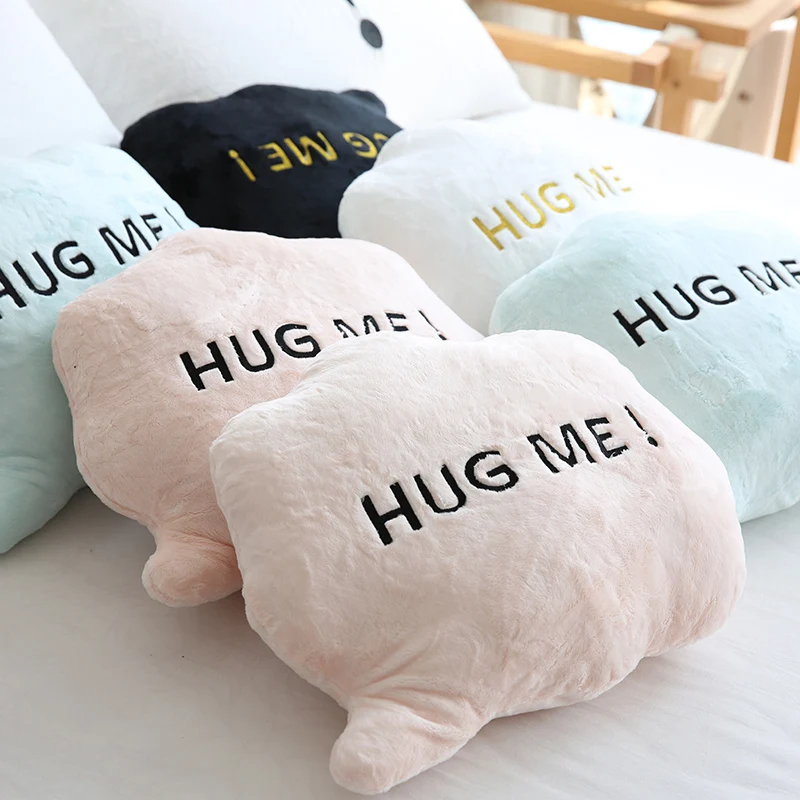 

2017 Creative Plush Throw Pillows With Cloud Pattern Hug Me Cushion Nap Tools Waist Pillow Multi Colours Home Textile Almofadas