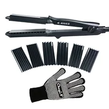 4 в 1 Профессиональный быстрый выпрямитель для волос электрическая пластина для завивки волос Щипцы большие вьющиеся волнистые гофрированные плоские утюжки