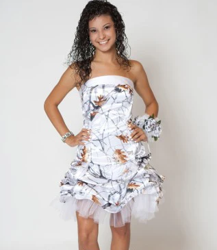 Cocktail Party Dress Camo