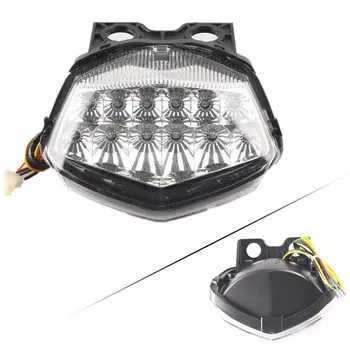 

For Kawasaki Ninja 250R EX250 2008 2009 2010 2011 2012 LED Turn Signals Integrated Tail Light Clear