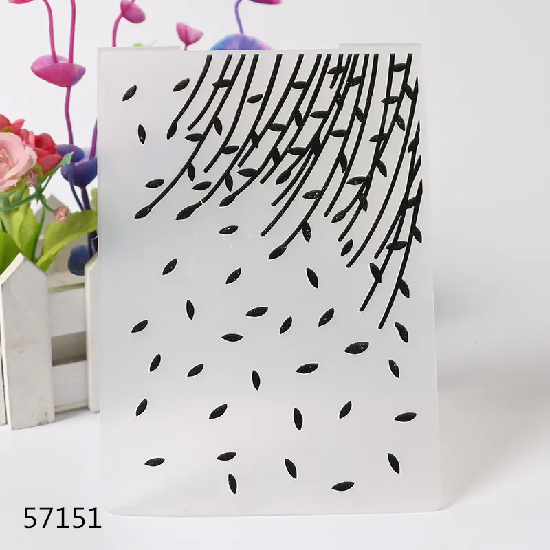 Новое поступление Природный цветок пластиковая папка для тиснения бумажные карточки для скрапбукинга фотоальбом для создания декора шаблон для тиснения