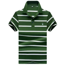 Высокое качество Топы И Футболки мужские рубашки поло деловые мужские бренды рубашек-поло рубашки 3D вышивка отложной воротник мужские s рубашки поло 8078