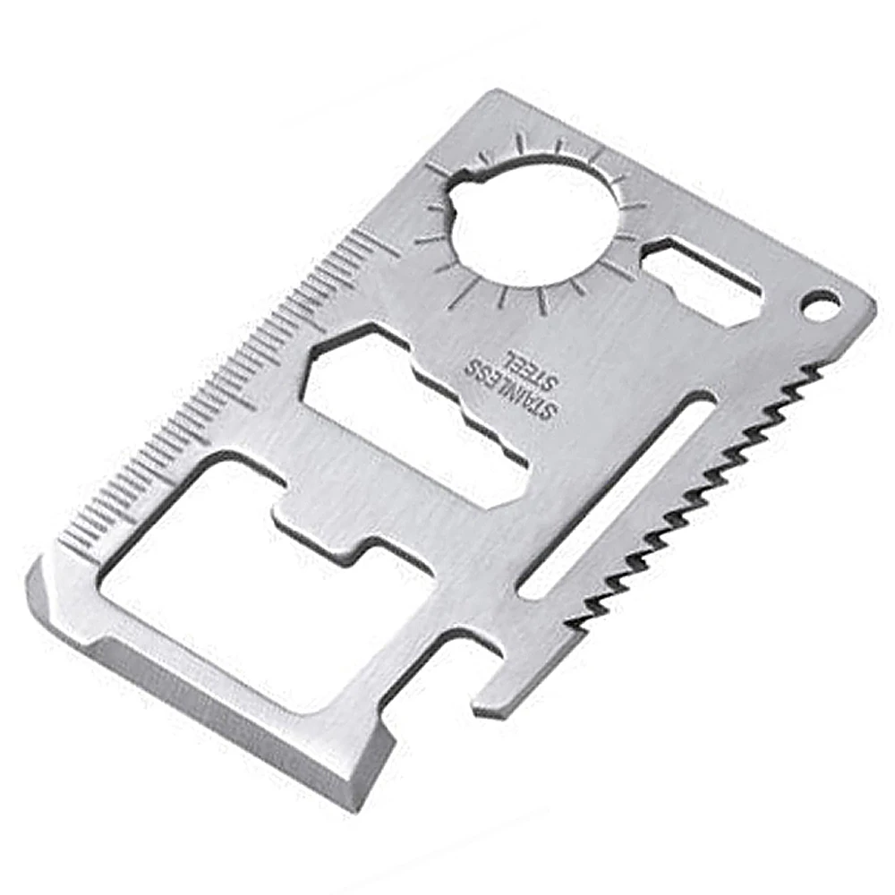 

Camping Credit Card Knife hole for Hunting Survival Outdoor Multi function Tool Pocket Saber Military