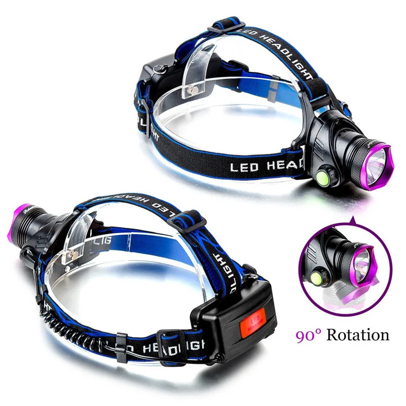 10000LM XM-L Bike light T6 LED rechargeable Headlamp Tactical Headlight Flashlight Head Lamp light led bike night Cycling #4S03 (3)