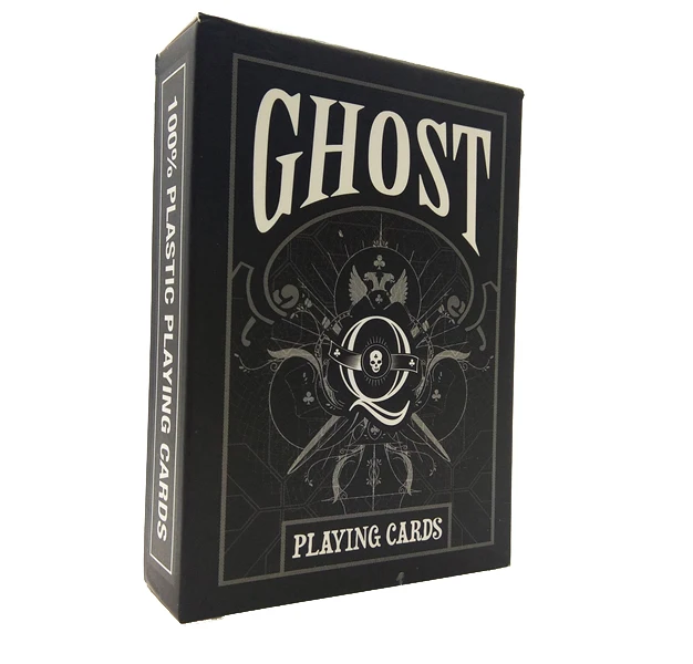 2019 Black plastic PVC poker cards durable waterproof playing cards magic cards High Quality TEXAS POKER cards