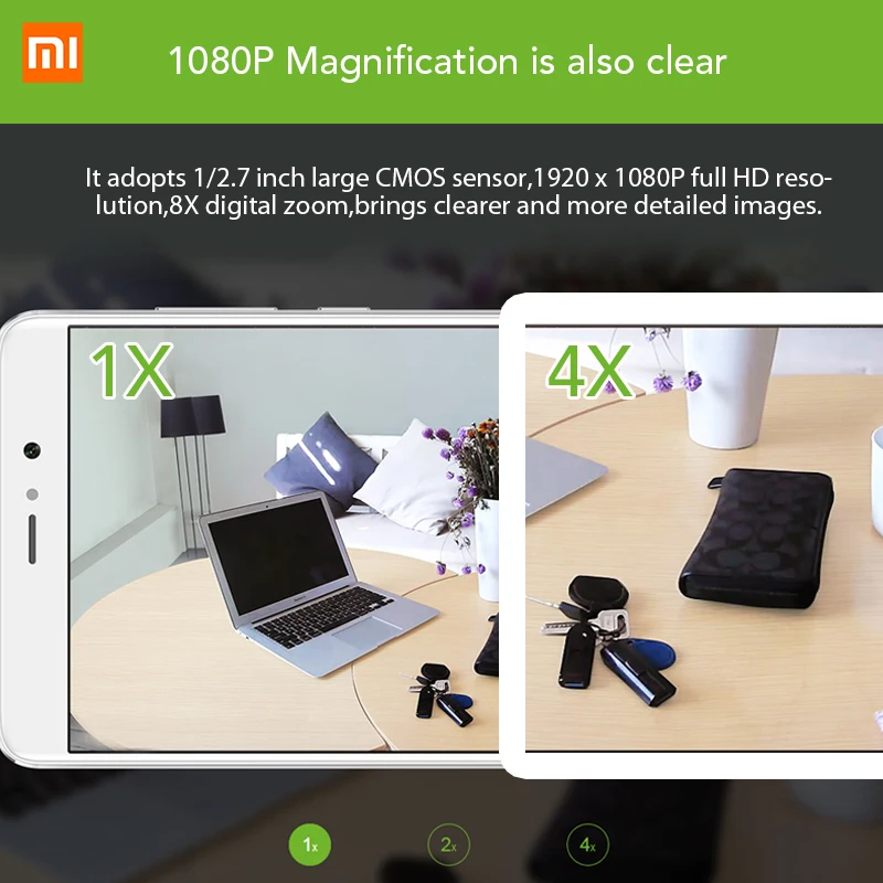  Original Xiaomi CCTV Xiaofang Digital Zoom Smart Camera IP 110 Degree F2.0 8X 1080P WIFI Wireless C - 32897782877
