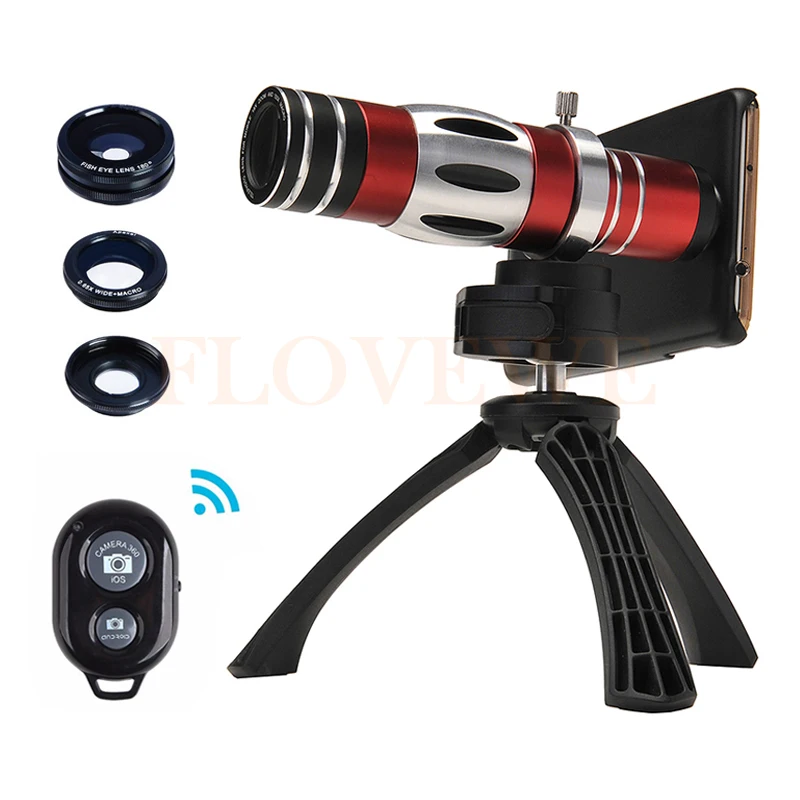 

2017 18X Telescope Telephoto Lenses 150X Zoom Macro Lens For iPhone 6 6s 7 Plus 5 5s SE 4 s Fish eye Wide Angl Microscope Lentes