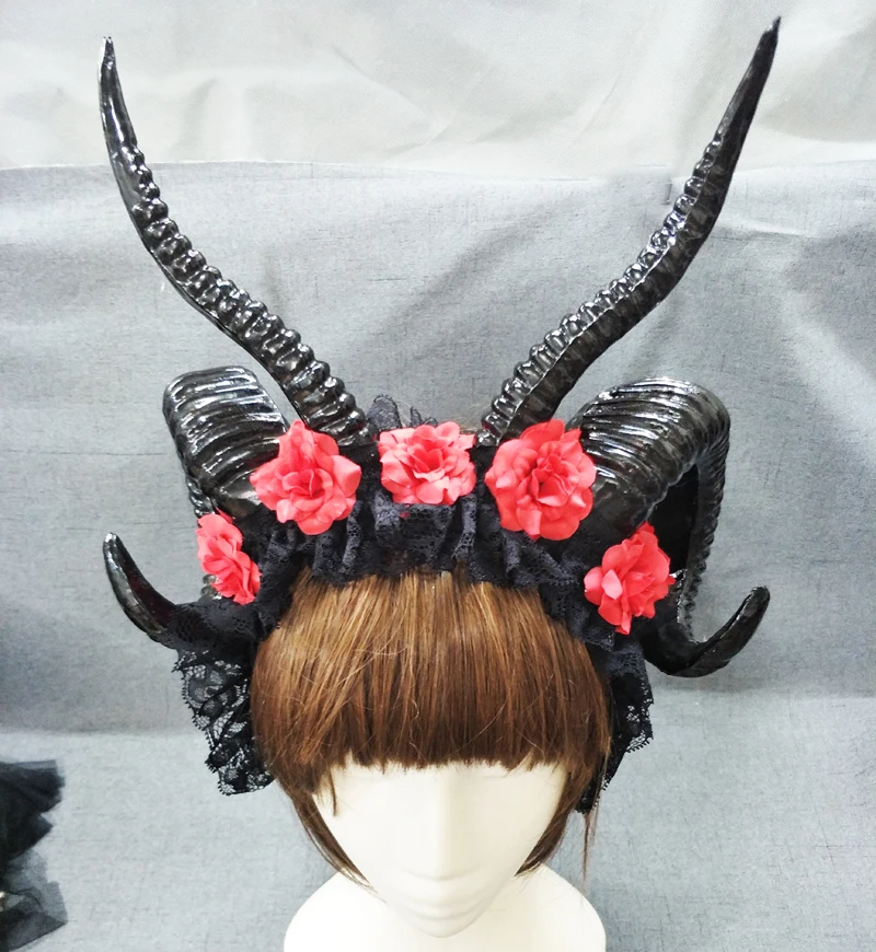 Cute Horn Design Women Girls Halloween Hair Band Hair Hoop Headband 4 Styles 
