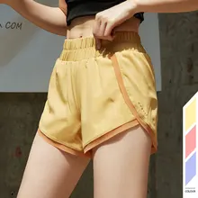 Новые спортивные шорты для женщин для спортивного зала и фитнеса ходовые шорты йоги дышащие удобные быстросохнущие женские спортивные шорты шаровые спортивные шорты