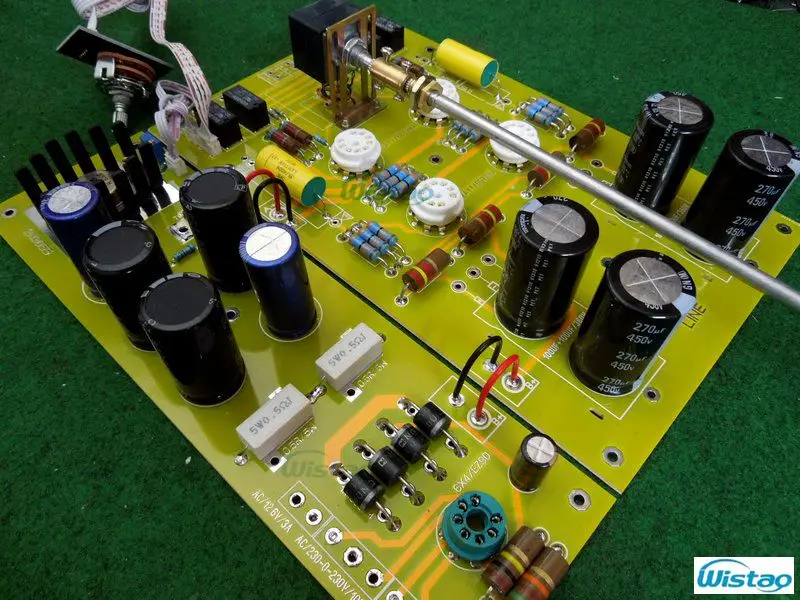 

Tube Preamplifier Kit Finished PCBA Board 6X4/EZ90 12AY7 / 6072WA No Including Tubes &Tansforemer The Best Sound HIFI Audio DIY