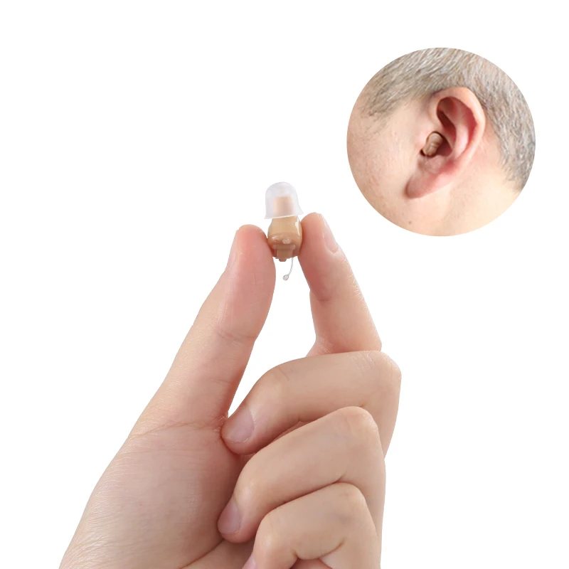 Cofoe Invisible Hearing Aid Aids Enhancer Portable inner Ear Best Sound Amplifier Hearing Assistance Device FREE A10 Battery