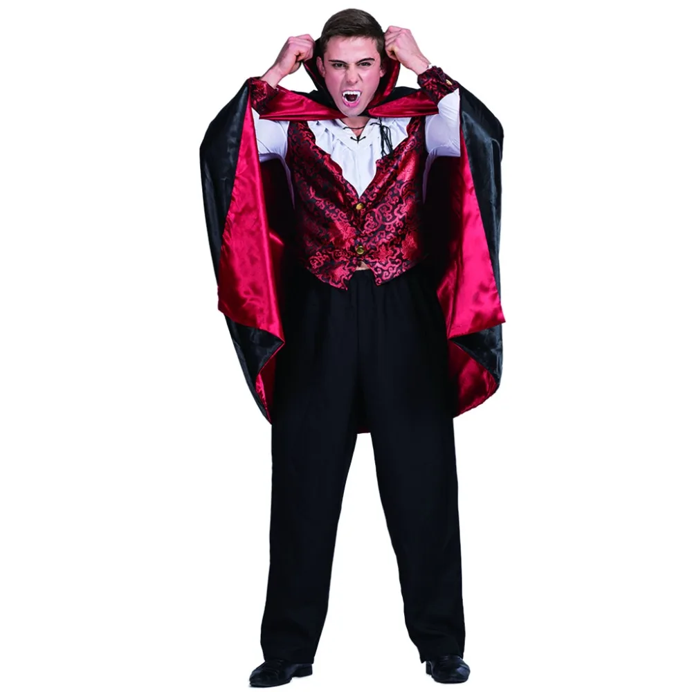 men vampire count dracula gothic costume carnival party adult male cosplay outfits clothing scary devil halloween - Halloween Dracula Costumes men vampire count dracula gothic costume carnival party adult male cosplay outfits clothing scary devil halloween - Halloween Dracula Costumes