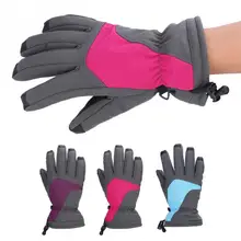 Лыжные перчатки для сноуборда, женские зимние водонепроницаемые лыжные перчатки для катания на лыжах, сноуборде, езды на велосипеде, теплые спортивные перчатки для активного отдыха