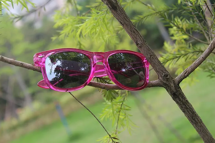 Walleva Кудо квадратный Красочные поляризованные солнцезащитные очки UV400 большой размер прозрачной оправе серии