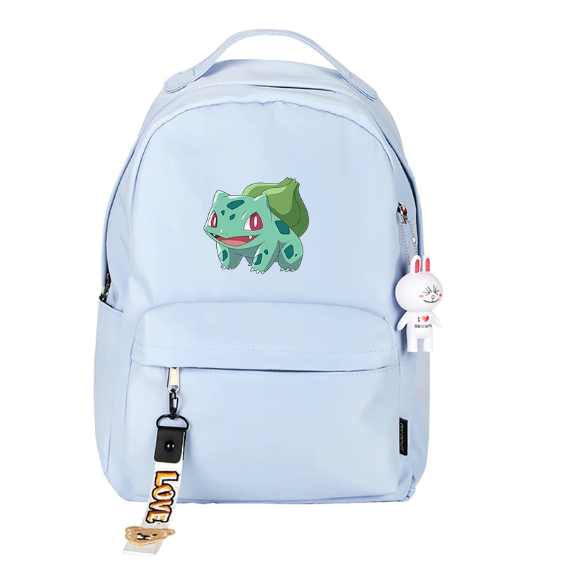 Pocket Monster Charmander женский милый рюкзак Сквиртл мультфильм школьные сумки Kawaii холщовый рюкзак для путешествий Покемон школьные сумки