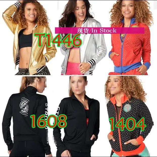 

woman Fitness tops Zip Up Jacket woman coats Jacket Training & Exercise Jackets T1404 T1608 T1446