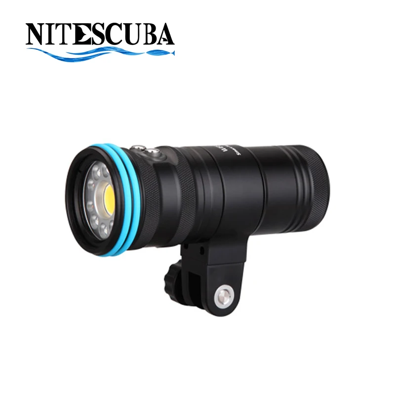 NiteScuba Дайвинг видео светильник Weefine стробоскоп WF057 Смарт фокус 3000 светильник вспышки для подводной фотографии аксессуары