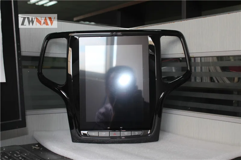 Discount ZWNAV Tesla style Screen Newest Android 6.0 64+2GB Car Radio GPS Navigation Head Unit For Jeep Grand Cherokee 2014-2018 8