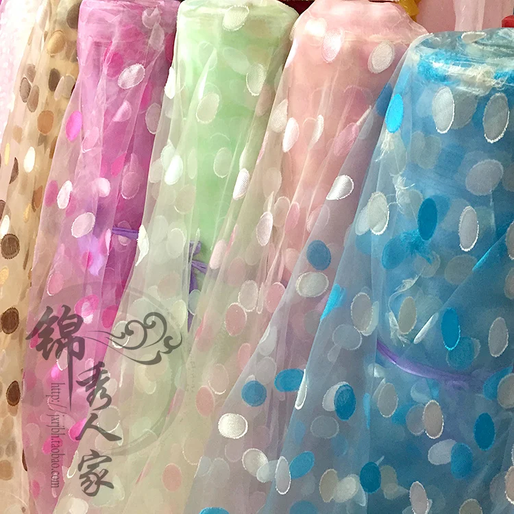 

Jacobs polka dot Eugen wedding Cosplay stage decoration decorative fabric yarn fabric DIY.
