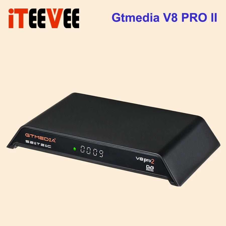Freesat Gtmedia V8 PRO2 комбинированный спутниковый ресивер Поддержка DVB-S2+ T2/C Biss ключ обновлен от v8 Золотой DHL