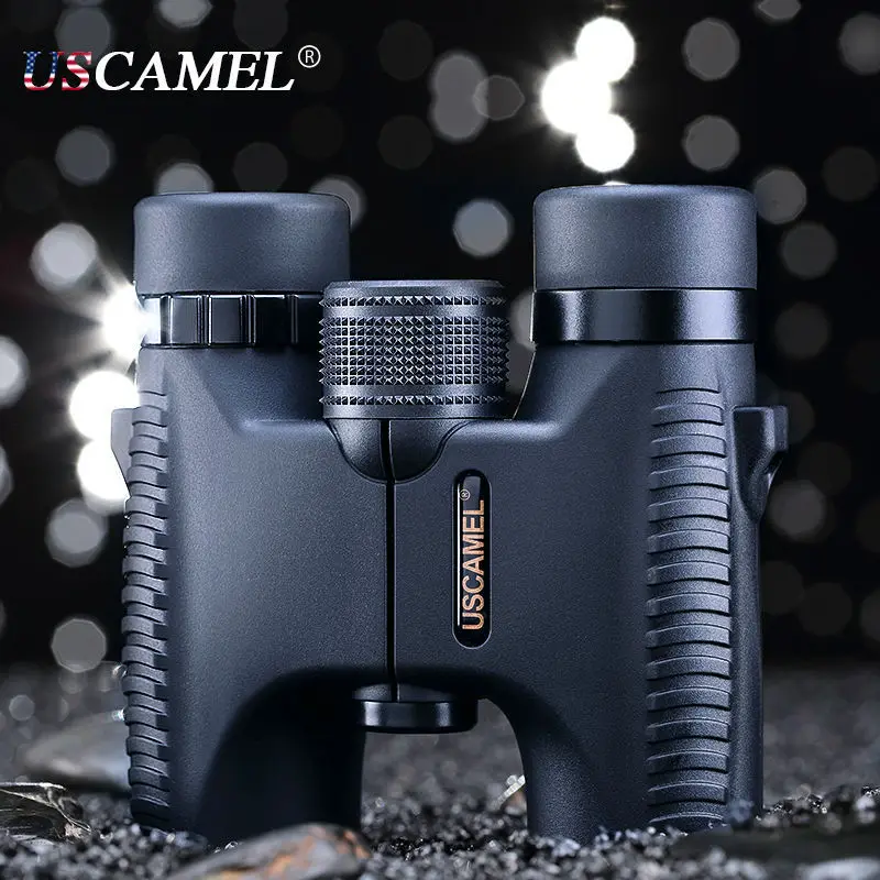 

HD Mini Compact 10x26 Binoculars Power Zoom Long Range Professional Waterproof Kids Adult Folding Telescope Hunting FMC Optics