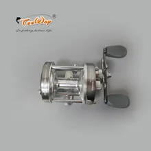 Горячая полностью металлический 2+ 1BB шарикоподшипники левосторонний барабан колеса лодка морская Рыболовная катушка горизонтальная CLL50 белая ловля нахлыстом