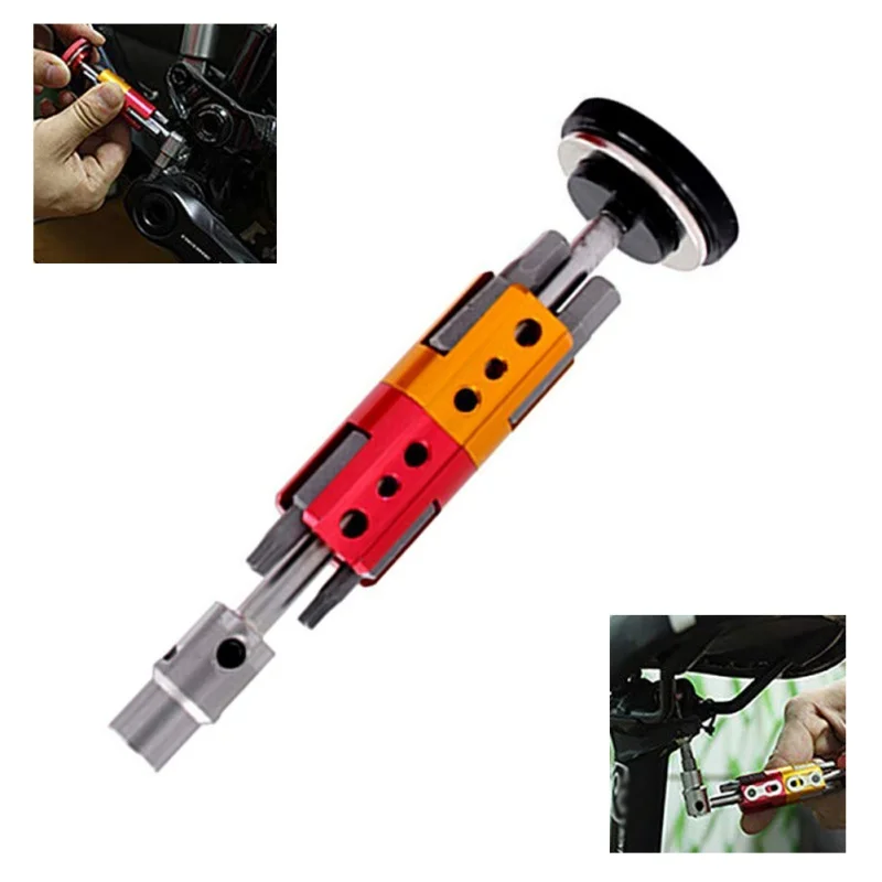 

Bike Repair Tool Six Angle Hidden Type T25 Combination Multifunction Hidden hex wrench Accessory high quantity