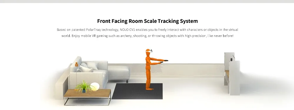 NOLO CV1 3D VR контроллеры сотовый телефон мобильный vr игровая гарнитура станция контроллер видео движения набор для отслеживания для мобильных и ПК