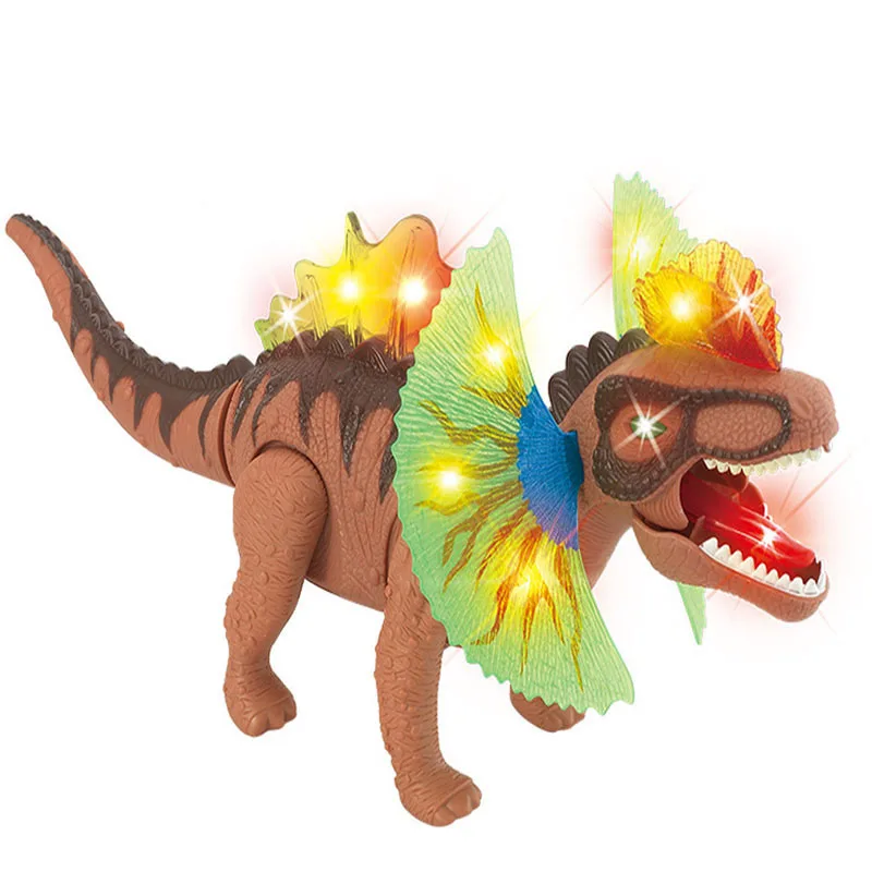 

Jurassic age Dinosaurs light electric comb dragon dinosaur toys Music lamplight walking puzzle toy model children's toys