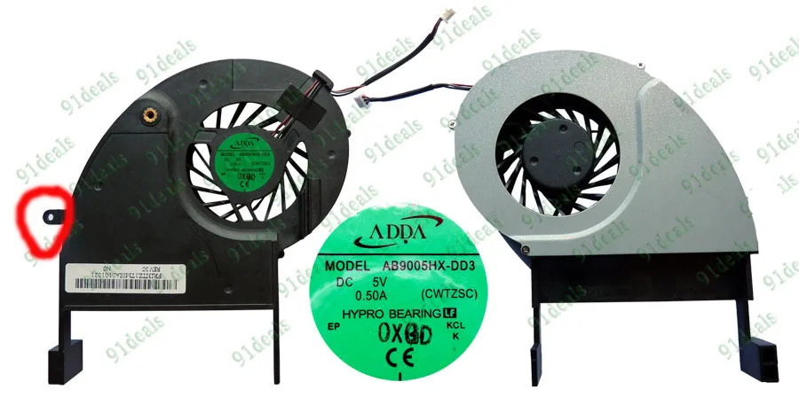 

Brand New for ADDA AB9005HX-DD3 Laptop cpu cooling FAN