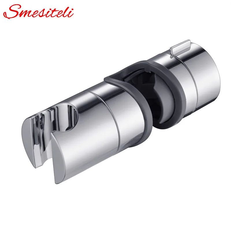 Bathroom Accessories Universal 18 25mm ABS Plastic Shower Slide Rail Bar Holder Adjustable Clamp Holder