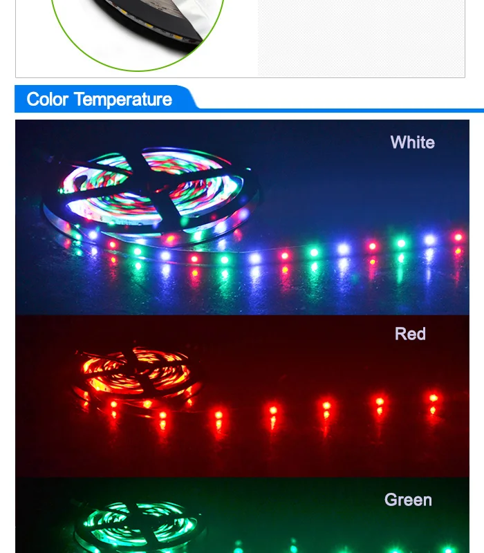 RGB Светодиодная лента 5 м 60 Светодиодный s/M гибкий светодиодный светильник 2835 SMD DC12V 2A адаптер питания ИК пульт дистанционного управления праздничный Декор RGB лампы