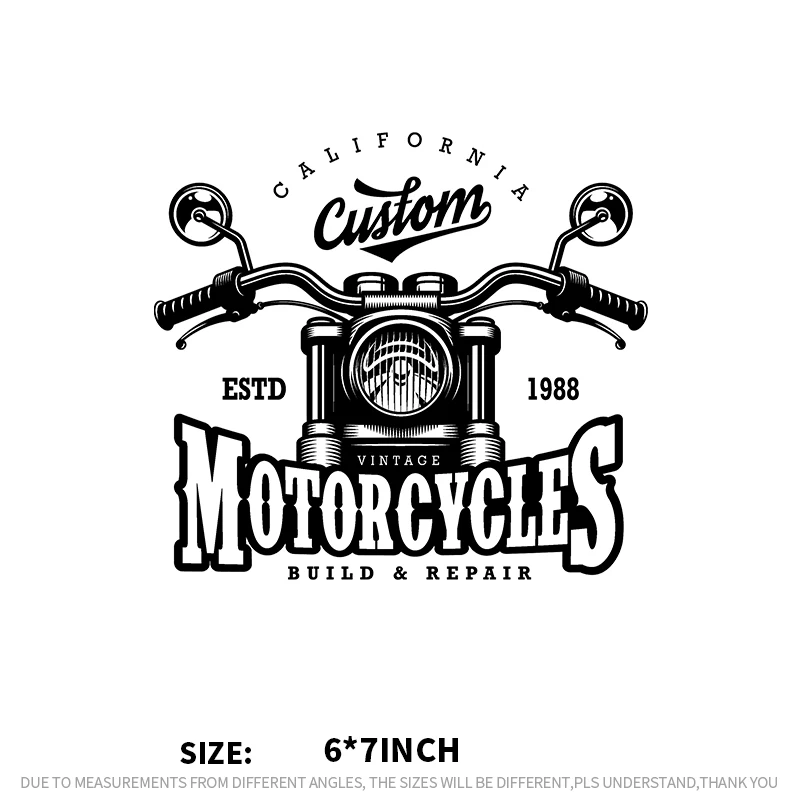 XC Винтаж Череп DIY заплатка для одежды наклейки-аппликации мода мотоциклы Rider гладильная на патчи теплообмена парчи