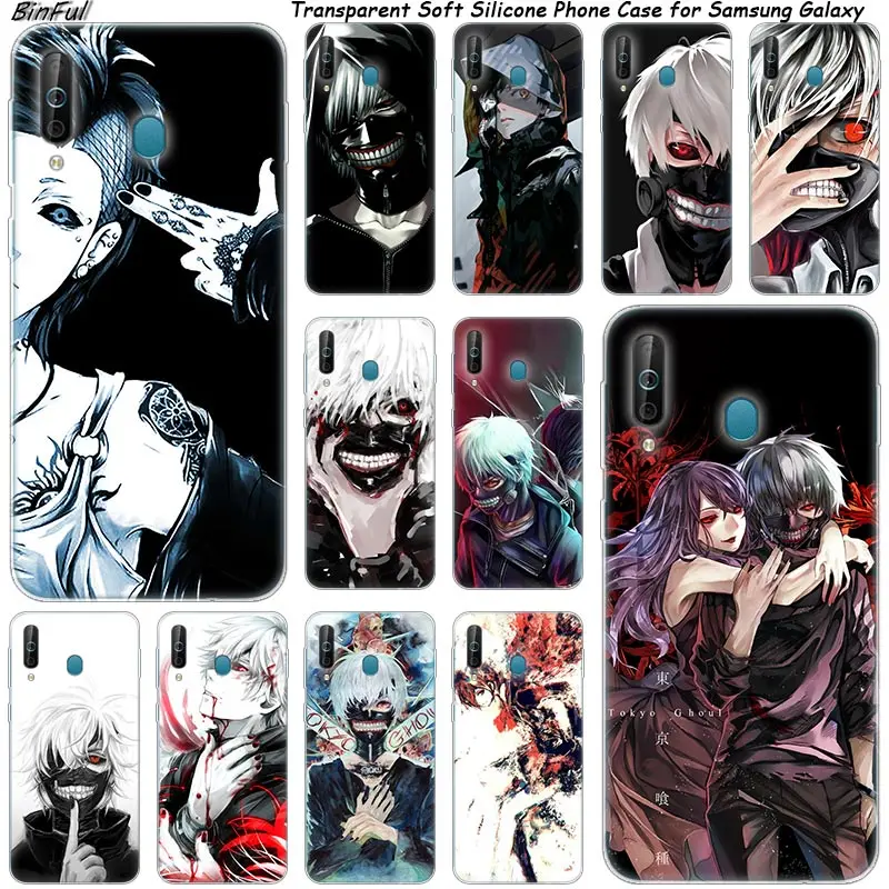 Anime Tokyo Ghoul Silicone Phone Case For Samsung Galaxy A80 A70 A60 A50 A40 A40S A30 A20E A2CORE M40 Note 10 Plus 9 8 5 Fashion | Мобильные
