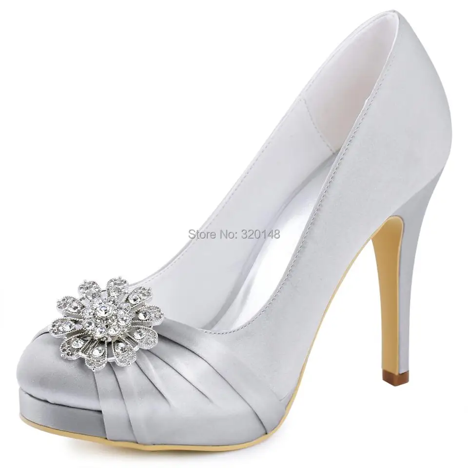 navy and silver shoes for wedding