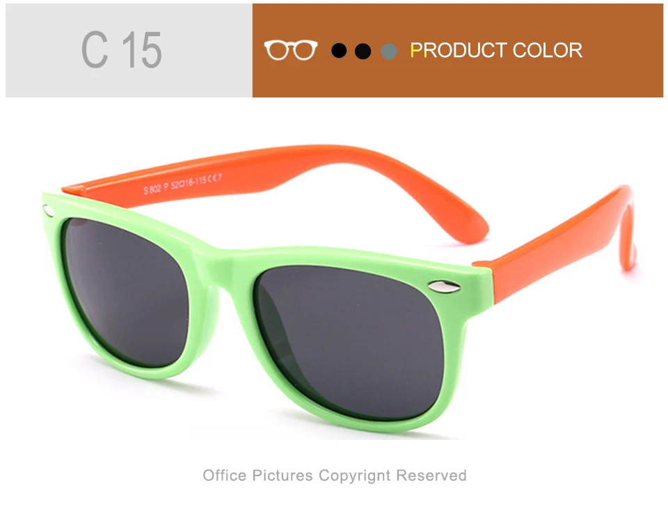 Поляризованные солнцезащитные очки для детей Для мальчиков, девочек, малышей Новая Детская Солнцезащитные очки UV400 очки ребенок Оттенки Óculos Infantil TR90
