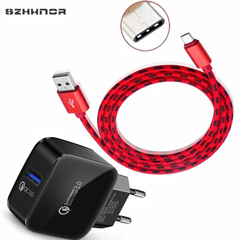 

0.2m/1m/2m/3m Long USB C QC3.0 Fast Charger USB for Xiami Mi Huawei Htc Lg Nokia 6 2018 / 6 (2nd Gen) , 7 / 7 Plus , 8 Sirocco
