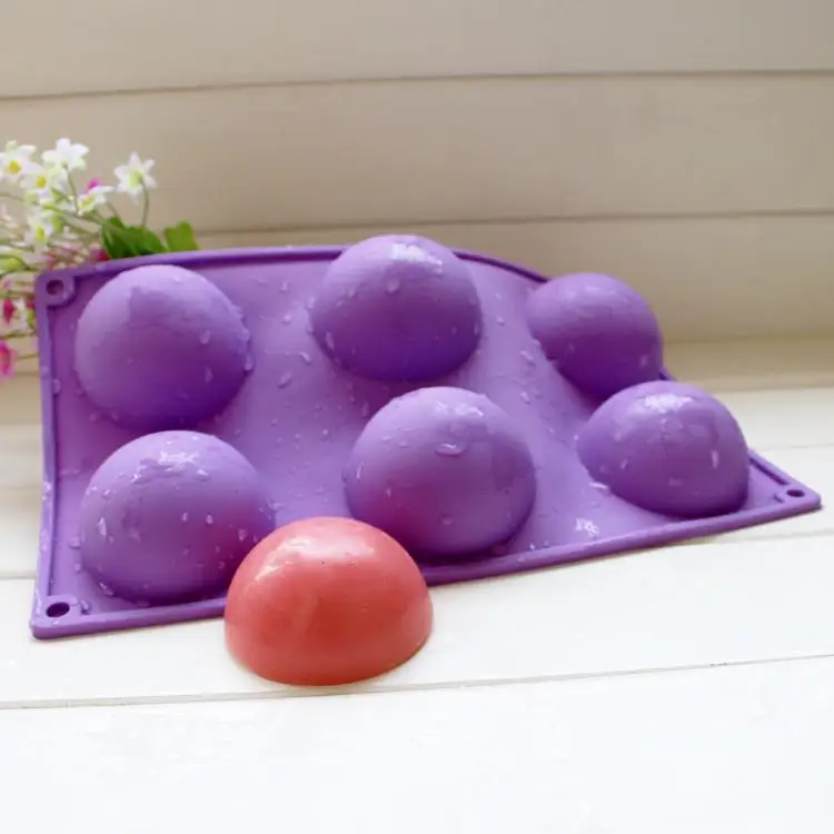 Chocolate Mold Cake Mold Silicone 6 hemisphere Cake Decoration mold