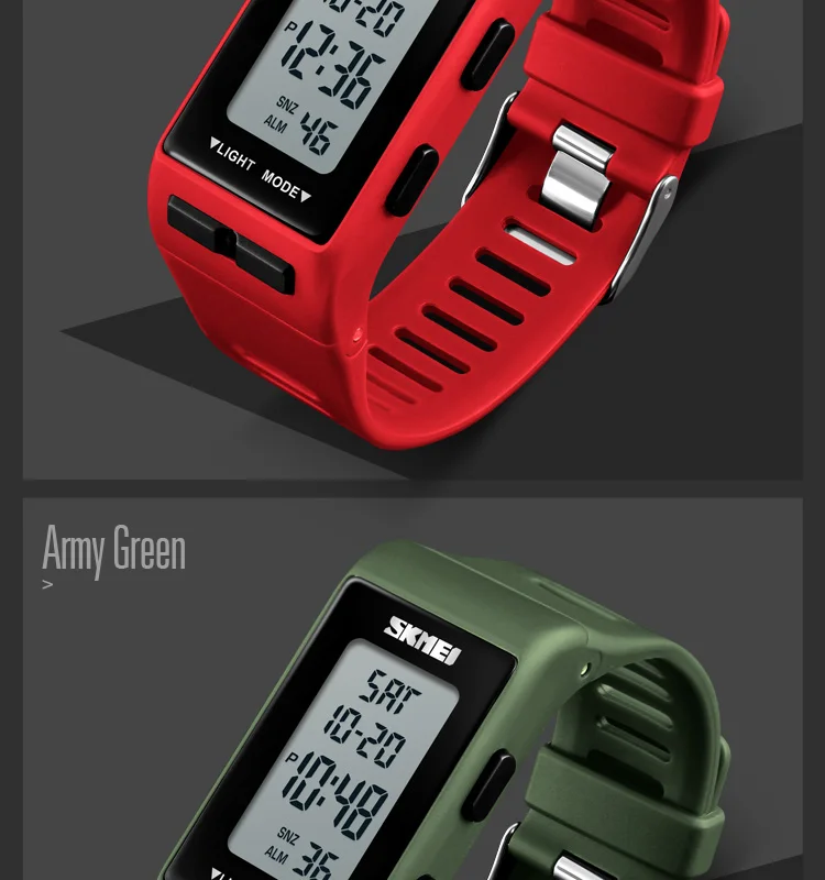 SKMEI роскошный браслет спортивные часы для мужчин женщин модные цифровые часы водонепроницаемые часы обратного отсчета наручные часы relogio masculino